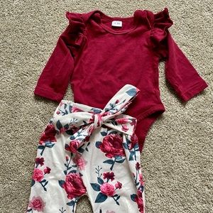 Baby girl trendy outfit